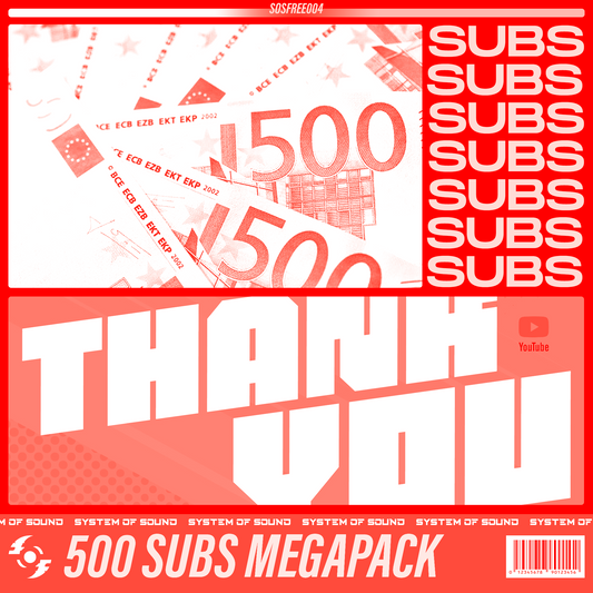 [SOS FREE] 500 Sub Megapack